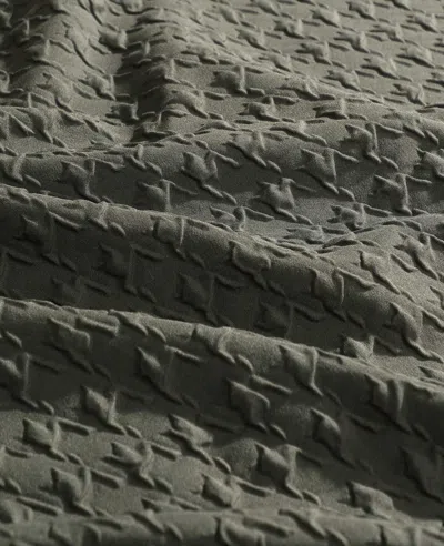 Kenneth Cole Houndstooth Comforter Set In Green