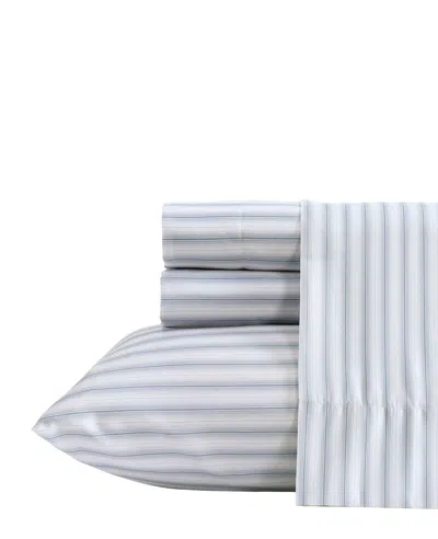Kenneth Cole Arrow Stripe Sheet Set In Blue