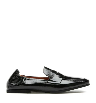 La Canadienne Kitson Crushed Leather Loafer In Neutral