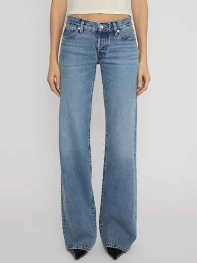 Frame Belt-loop Jeans In Blue
