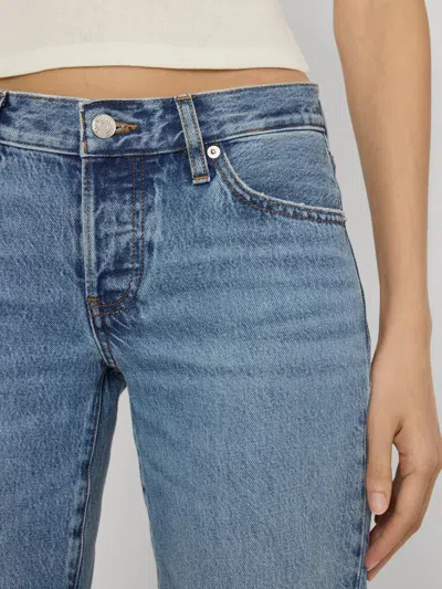 Frame Belt-loop Jeans In Blue