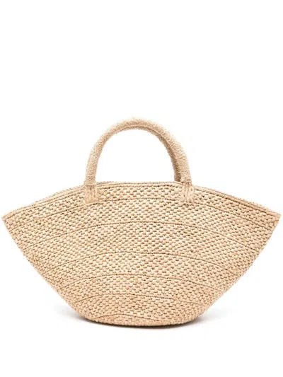 Ibeliv Small Raffia Bag In Neutral