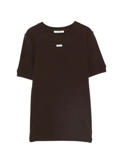 Entire Studios Logo-label T-shirt In Brown