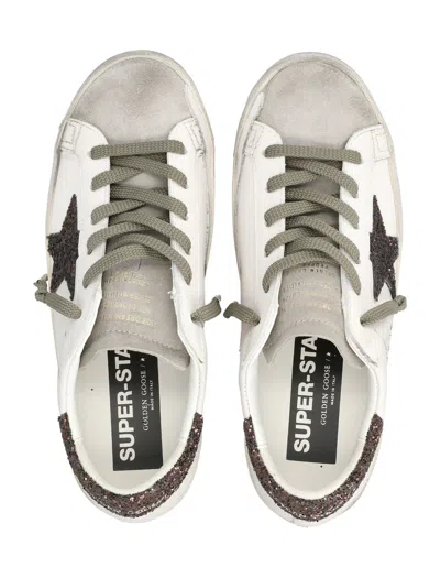 Golden Goose Deluxe Brand Women Super Star Leather Sneakers In Neutral