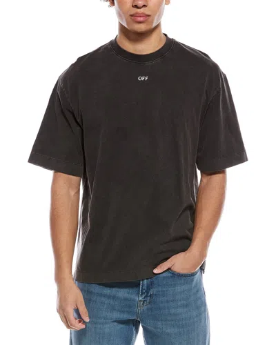 Off-white Men Black 3d Arrow Spray T-shirt, S Luxury T-shirts For Men Darveys