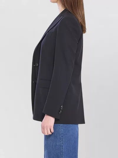 Tagliatore Single Breasted Virgin Wool Stretch Jacket In Multi