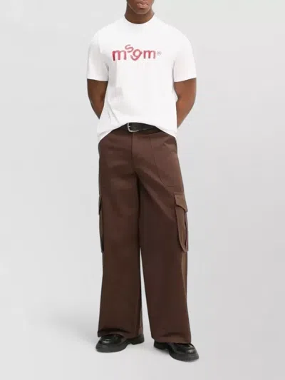 Msgm Logo-print T-shirt In Multi
