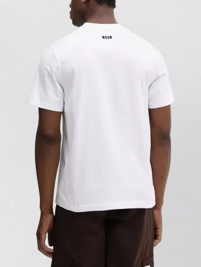 Msgm Logo-print T-shirt In Multi