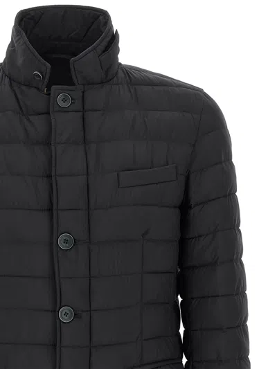 Herno Blue Polyamide Legend Jackets In Black