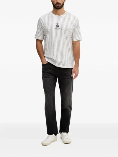 Armani Exchange Buttoned Jeans In Black