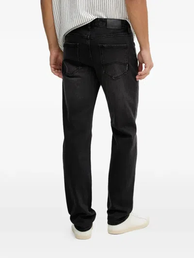Armani Exchange Buttoned Jeans In Black