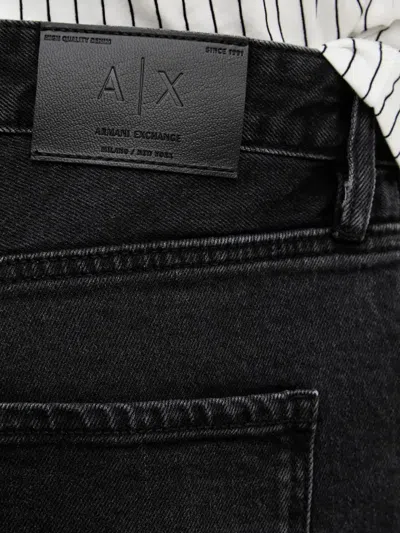 Armani Exchange Buttoned Jeans In Black