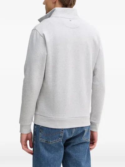 Hackett Half-zip Sweatshirt In Gray
