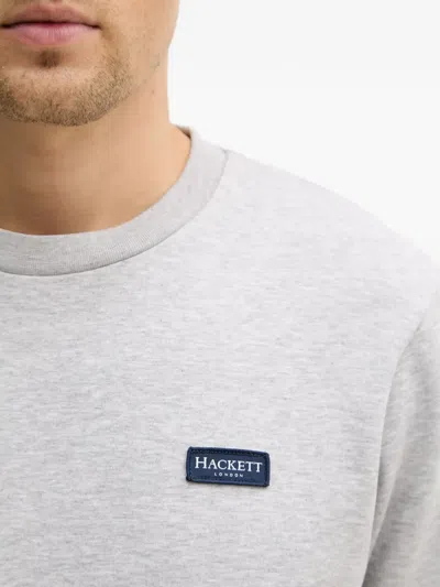 Hackett Half Zip Sweatshirt Grey In Gray