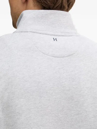 Hackett Half-zip Sweatshirt In Gray