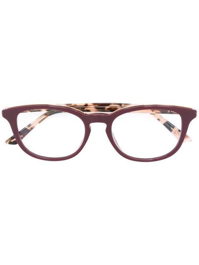 Shop Dior Eyewear 'montaigne' Glasses - Pink
