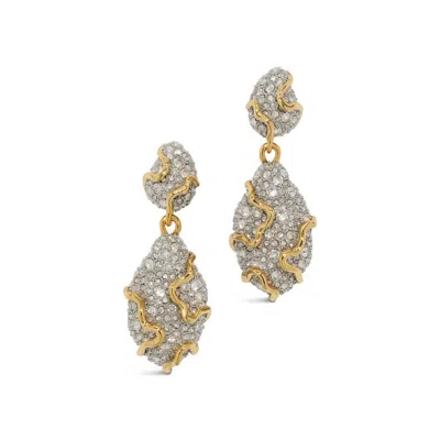Alexis Bittar 14ct Gold-plated Solanales Crystal Pebble Drop Earrings In Multi