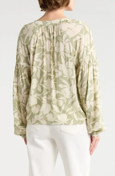 Sanctuary Tie Front Button-up Shirt In Multi