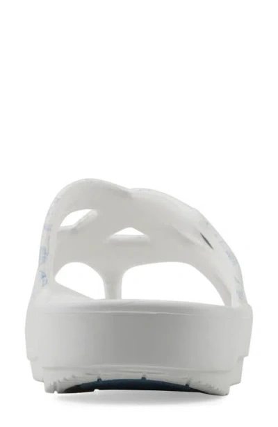 Cliffs By White Mountain Rip Foam Slide Sandal In White