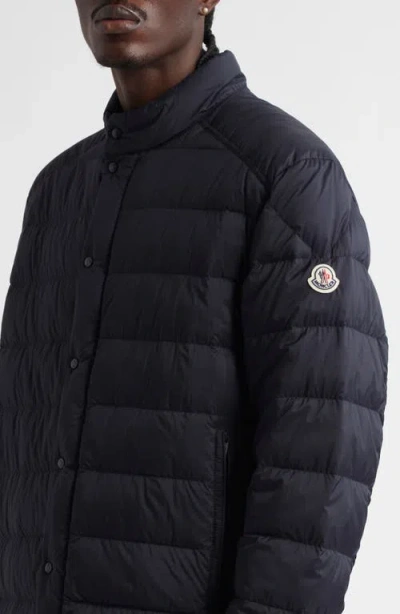 Moncler Selves Down Jacket In Black