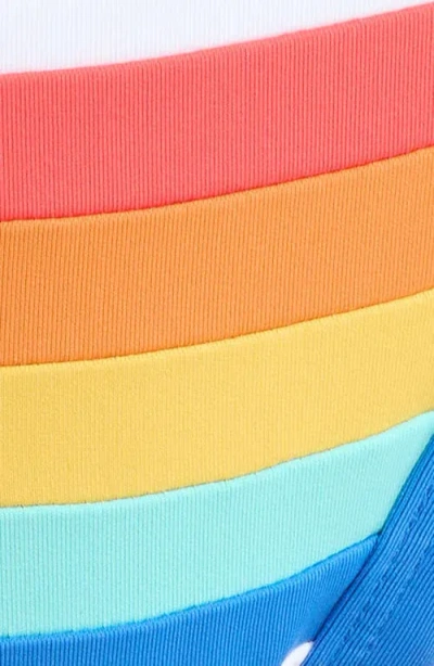 Rip Curl Surf Stripe Cheeky Bikini Bottoms In Multi