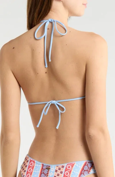 Rip Curl Coastal Instinct Triangle Bikini Top In Multi