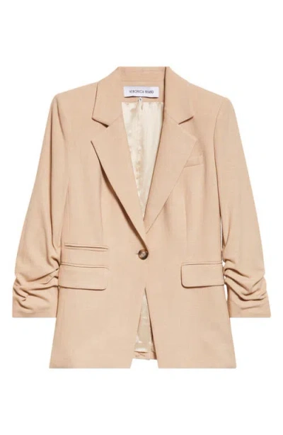 Veronica Beard Battista Dickey Jacket In Stone Khaki In Neutral