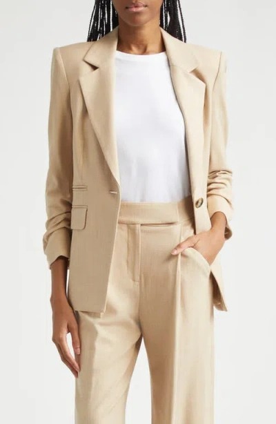 Veronica Beard Battista Dickey Jacket In Stone Khaki In Neutral
