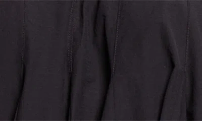 Jacquemus Courte Asymmetric Cotton-blend Crepon Halterneck Dress In Black