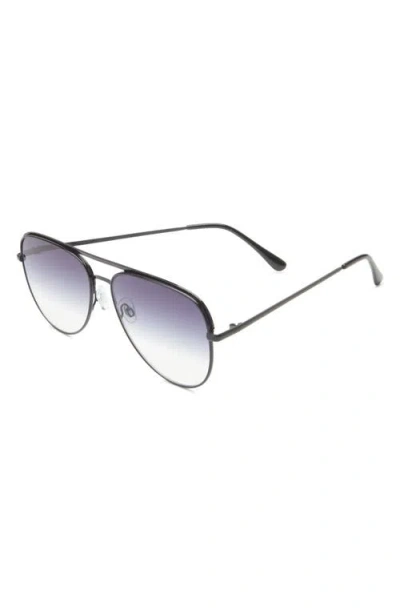 Bp. Gradient Aviator Sunglasses In Black