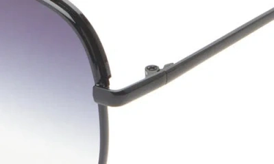 Bp. Gradient Aviator Sunglasses In Black