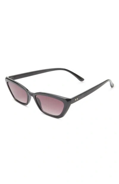 Bp. Gradient Cat Eye Sunglasses In Black