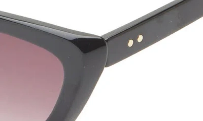 Bp. Gradient Cat Eye Sunglasses In Black