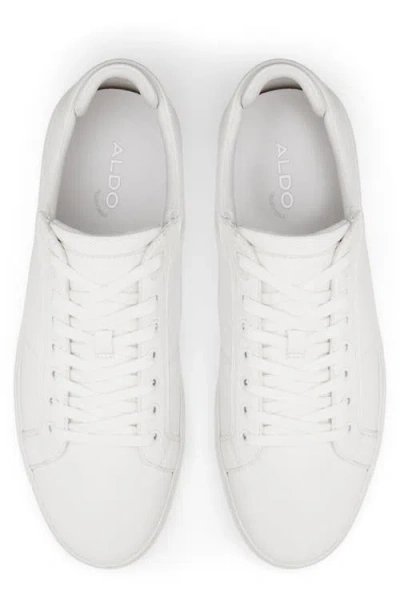 Aldo Mens Lace-up Manmade Casual And Fashion Sneakers In White