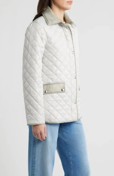 Sam Edelman Quilted Jacket In Gray