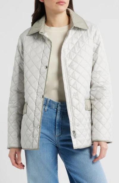 Sam Edelman Quilted Jacket In Gray
