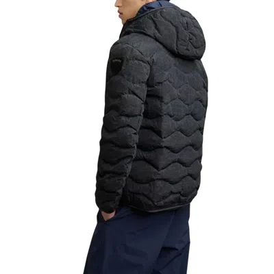 Blauer Black Polyester Coat In Black