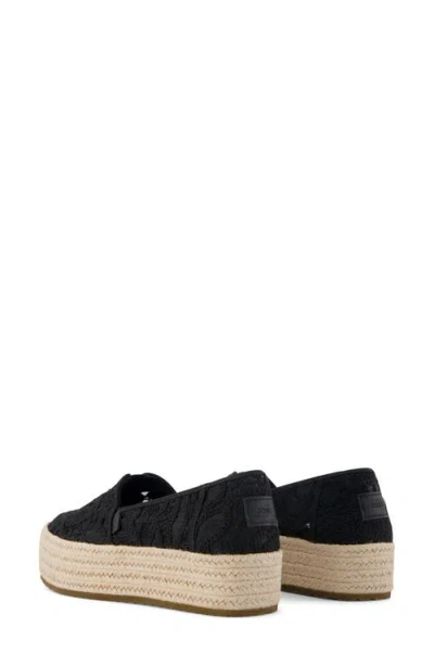 Toms Valencia Platform Espadrille In Multi