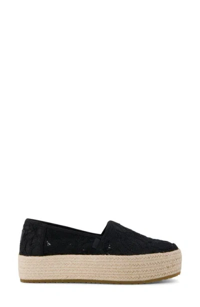 Toms Valencia Platform Espadrille In Multi