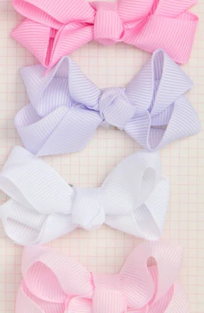 Capelli New York Kids' 8-pack Assorted Bows In Multi