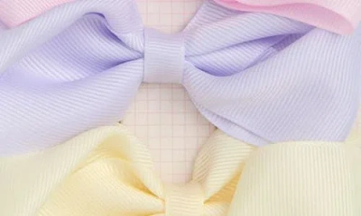 Capelli New York Kids' 4-pack Assorted Bows In Multi