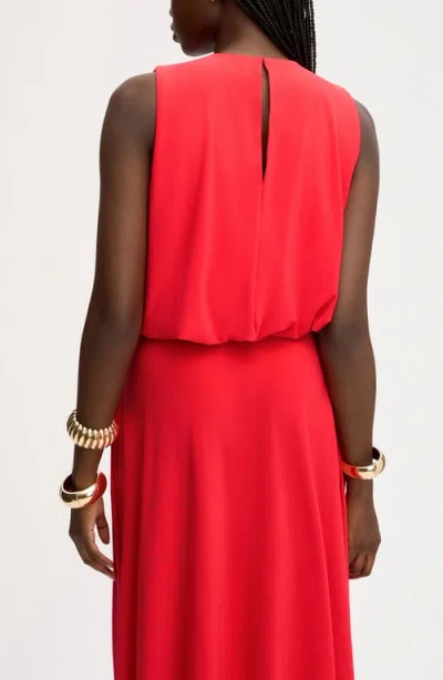 Sam Edelman Blouson Crop Top In Red