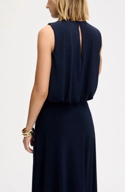 Sam Edelman Blouson Crop Top In Blue