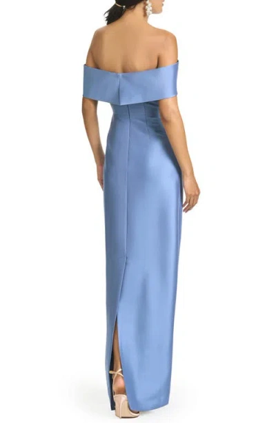Sachin & Babi Michelle Off The Shoulder Mikado Gown In Multi