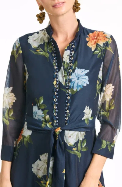 Sachin & Babi Sachin And Babi Embellished Addison Gown In Blue