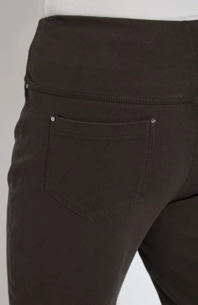 Lyssé 'lyssentials Pull-on Baby Bootcut Pants In Brown