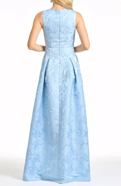 Sachin & Babi Sachin And Babi Brooklynne Gown In Blue