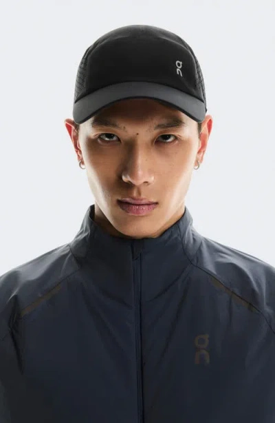 On Lightweight Baseball Cap In Black