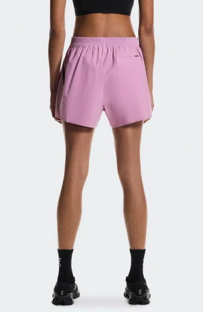 On Training Shorts In Pink
