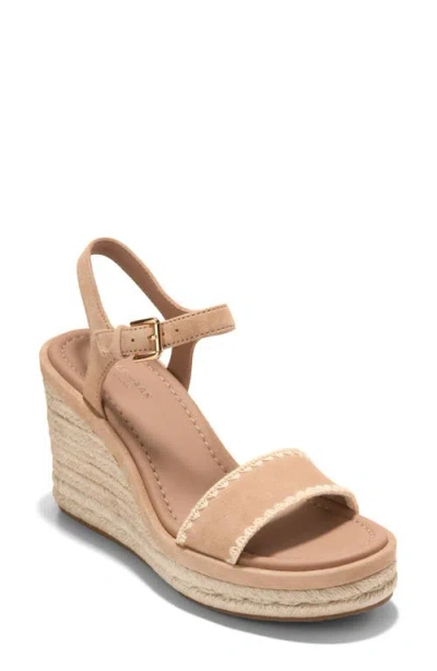 Cole Haan Asbury Cloudfeel Espadrille Wedge In Pink